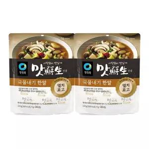 청정원 맛선생 멸치표고국물내기한알 120g(4g, 30입), 2개
