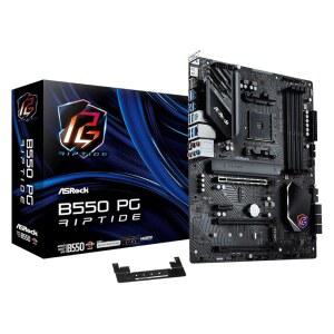 ASROCK AMD B550 PG RIPTIDE ATX 채널 AM4 DDR4 마더보드 소켓 4933 0GB SATA3 MHZ 듀얼 128GB