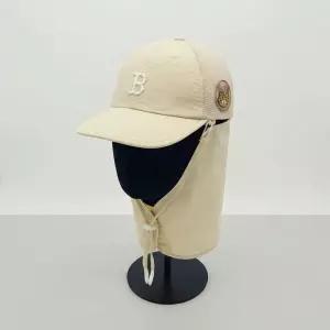 MLB 키즈 메가베어 프렌즈 넥플랩 메쉬 볼캡 보스턴 레드삭스 BEIGE 7ACPC0263 43B