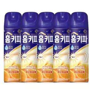 홈키파 모기 스프레이 수성에어졸 오렌지향 500ml 5개