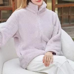 [룽스_63]퍼 사이클점퍼 후리스 집업 사무실아우터 털옷