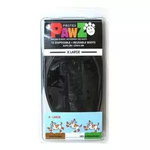 [반려] 포우즈 천연 라텍스 애견신발 블랙XL 강아지신발 강아지양말
