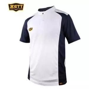 제트 ZETT 하계 티셔츠 화이트네이비 야구유니폼 (38560390)