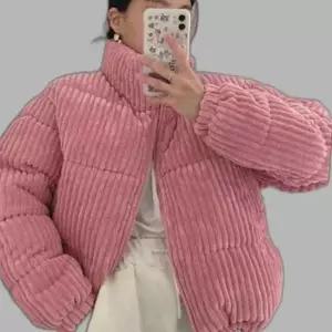 여성 골덴 하이넥 스트링 숏패딩 겨울 코듀로이 1P