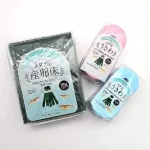 [골드스마일]메다카 산란상 10개 세트 물에뜨는 우키와 녹색 핑크