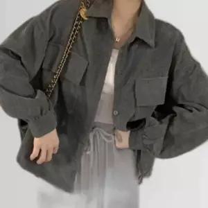 아우터 카라 자켓 골덴 여성 포근한 간절기 코듀로이