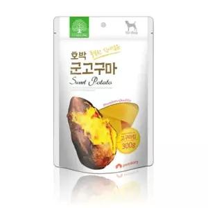 애완견간식 더내추럴 호박 군고구마칩 300g X5개 강아지 간식 강아지수제간식