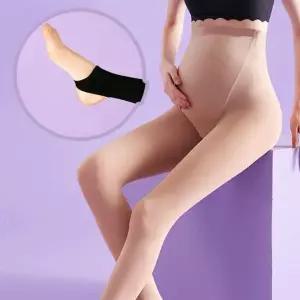 임산부 와이드 레깅스 일반 1P 복부 절개선 부드러운 스타킹 만삭 임부복