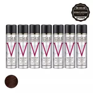 더마클라센 스타일앤 볼륨짱짱 흑채 스프 레이 자연갈색 120ml x7
