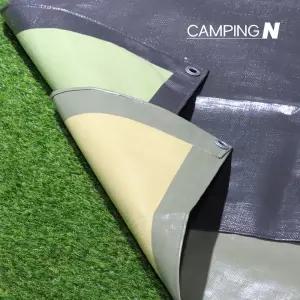 캠핑N 방수포 그라운드시트 방수 천막 시트 텐트 4m x 5m