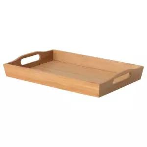 FRUKTSKAL 프룩트스칼 대형 대나무 트레이 50x30cm 손잡이쟁반 나무쟁반 서빙보드 우드쟁반