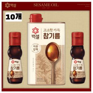 백설 고소한 참기름 3호 선물세트 10개 추석 설날 명절
