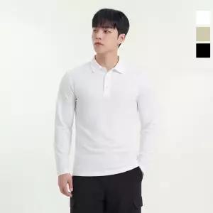 웨스트우드 남성 베이직 긴팔 폴로티_WO1MCTP409