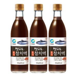 [청정원] 맛선생 꽃게 참치액 950g X3개