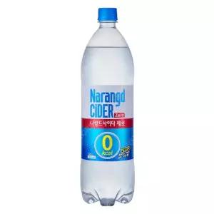 나랑드 사이다 1.25L X 12PET 탄산 제로사이다 음료수
