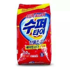 세탁세제 가루세제 수퍼타이 3kg