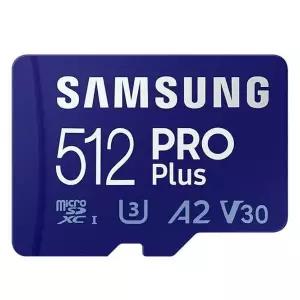 고품질 삼성 PRO Plus 마이크로SD 메모리카드 512GB (WFFXXP4)