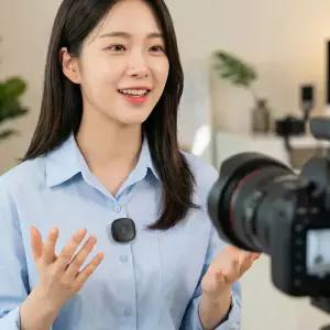 브리츠 '소음은 지우고 목소리는 선명하게' 미니 무선 핀마이크 BZ-DualM2