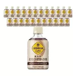 [소비기한 임박] 조지아 리치아로마 라떼 270ml, 24입, 1개