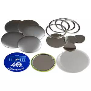 buttonmall 손거울 버튼재료 75mm 100set 버튼프레스 버튼제작기 뱃지제작 부자재
