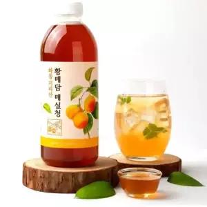 3 + 1 황매실청 하동 지리산 황매담 프리미엄 발효액 1L 1통