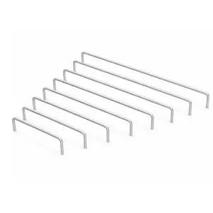 8mm 알루미늄 가이드바 250mm~ 600mm 물건 떨어짐방지 수납장 화장실 틈새장 다용도 욕실선반 실버