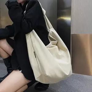 여성 보부상 가방 데일리 캔버스 빅백 여성 숄더백 직장인 에코백 크로스