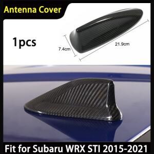 스바루호환 WRX STI - 카본 파이버 루프 샤크호환 핀 안테나 커버 트림 자동차 외장 부품 액세서리