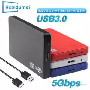 25인치 SATA to USB30 HDD 인클로저 SSD 외장 스토리지용 모바일 하드 드라이브 케이스 케이블 포함