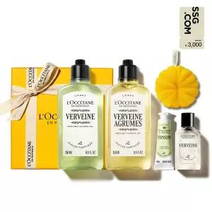[록시땅](강남점)[기프트][단독] 버베인 샤워 젤 250ml 듀오 세트(+상품권+디럭스 2종+샤워볼) (버베나)