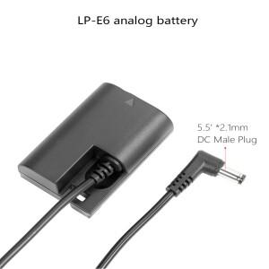 더미 배터리 완전히 디코딩된 DC 커플러 DR-E6 NP-FZ100 CP-W126S EP-5A EN-EL14