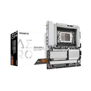 GIGABYTE TRX50 AERO STR5 AMD ATX WI 마더보드 PCIE TYPE USB4 10GBE MARVELL DDR5 FI