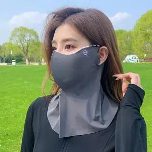 얼굴가림 햇빛가리개 골프 운동 쿨원단 자외선차단 마스크 4컬러