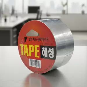 혜성 알루미늄테이프 호일 덕트 연통 시공용 배관 보일러 은박 틈새테이프 (3개)
