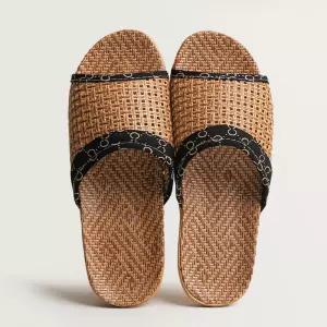 가정용 라탄슬리퍼 실내화 논슬립 라탄 거실화 홈슬리퍼