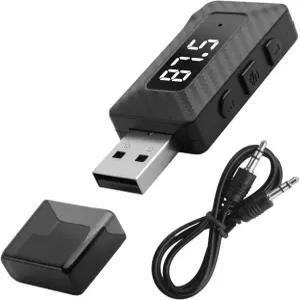 카 스테레오용 USB 블루투스 어댑터 FM+AUX용 무선 5.3 송신기 수신기 범용 홈 컴퓨터용