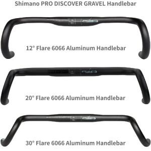 shimano 호환 PRO Discover Gravel 알루미늄 로드 자전거 핸들바