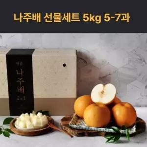 프리미엄 나주 배 설 명절 부모님 단체 답례품 선물세트 5kg 5-7과