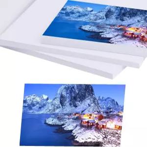 LUNARM 110장 사진 용지 3가지 크기 4 x6 5 x7 8 x10 염료 잉크 프린터용 광택 180gsm 잉크젯 프린팅 앨범