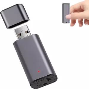 누악시 음성 녹음기 64GB 디지털 활성 USB 녹음 장치 소음 감소 750시간 충전식 소형 포켓 오디오 강연