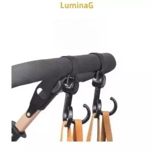 논 유모차 걸이 2개 다용도 고리 가방 홀더 후크 실용