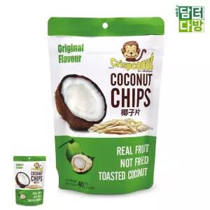아이들간식 Crispconut 코코넛칩 오리지널 x 10 40g