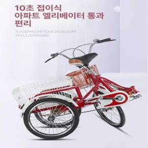 위츄 2인용전기자전거 접이식 3인용