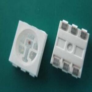 LED 공통 양극 삼색 발광 다이오드, 확산 5050-RGB, SMD 6 핀, 50PCs/로트