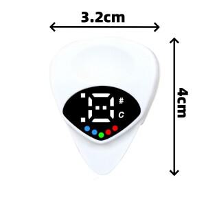 Miwayer 2-in-1 기타 픽업 튜너/디지털 튜너(LED 스크린 디스플레이 포함)/일렉트릭 및 베이스용, 우쿨렐