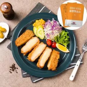 유혜광 돈까스 유혜광 수제치즈폭포돈까스 200g x 4장 + 수제생과일순한맛소스 50g x 4봉