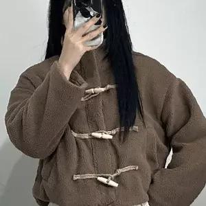 여성 양털 덤블 집업 자켓 누빔 후리스 퍼 점퍼 가을 겨울 숏 코트 여자 아우터