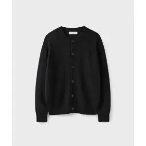 매장정품 UNION BLUE SOLID CROP CARDIGAN [BLACK]