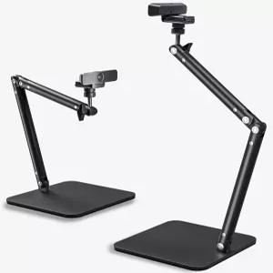 루피아 웹캠 카메라 스탠드 휴대폰 마운트 견고한 책상 C922 C930e C920S C920 C615 C960 C920x BRIO 4K