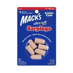 맥스 울트라소프트 macks 귀마개 이어플러그 수면 코골이 비행기 3쌍